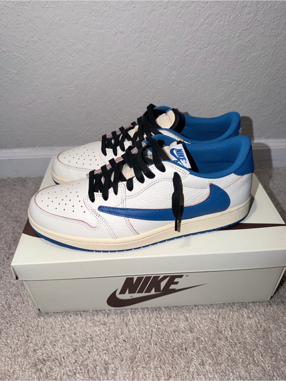 Travis Scott x Fragment x Air Jordan 1 Low OG 10.5M VNDS